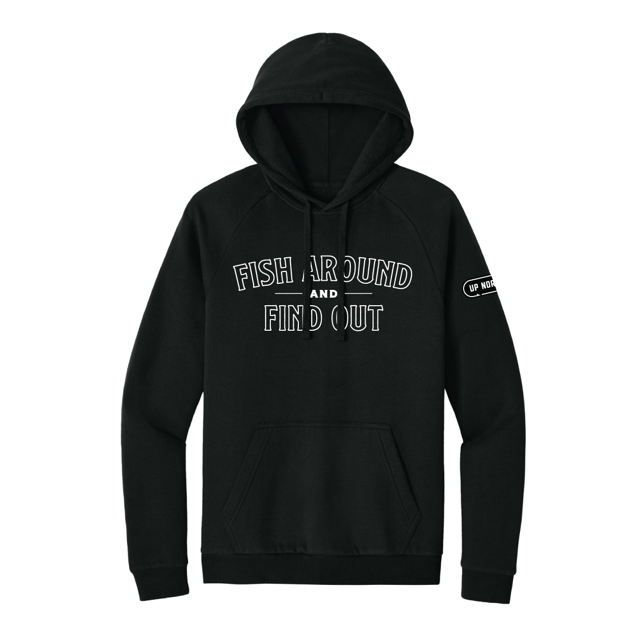 Black Fish Around Hoodie