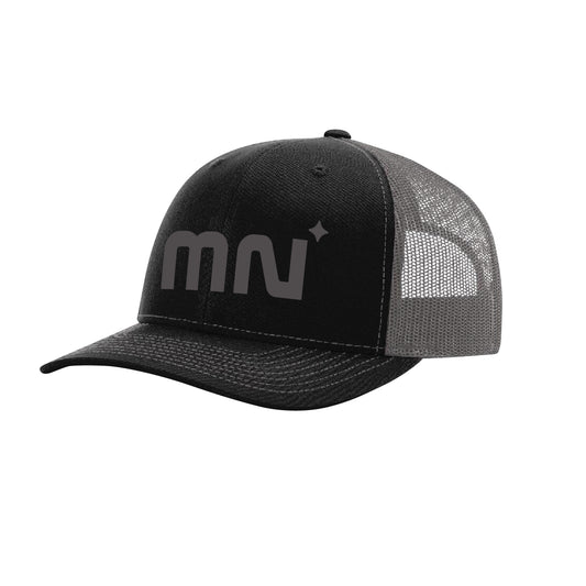 Black/Charcoal MN32 Major Snapback