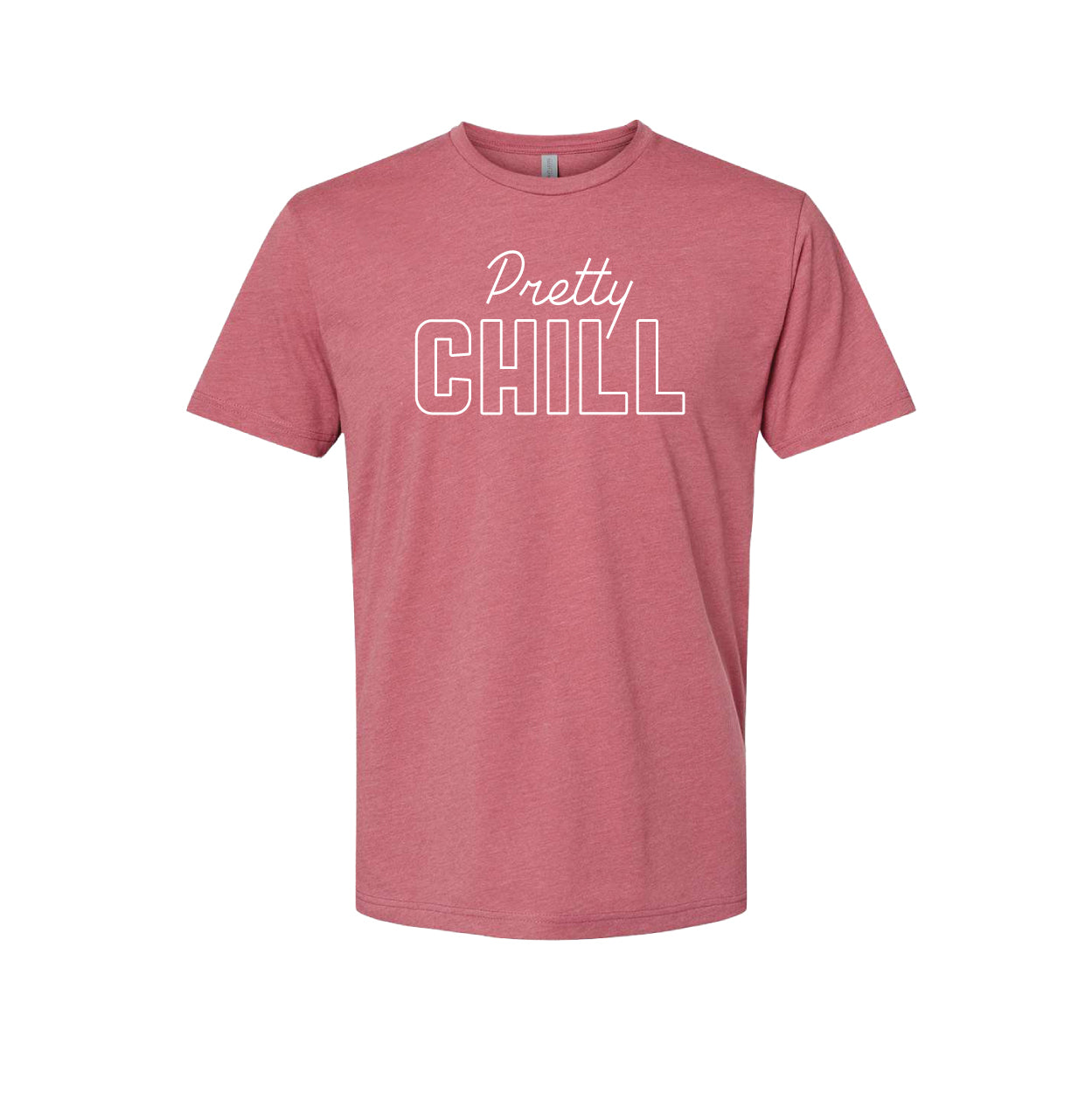 Salmon Red Pretty Chill Tee