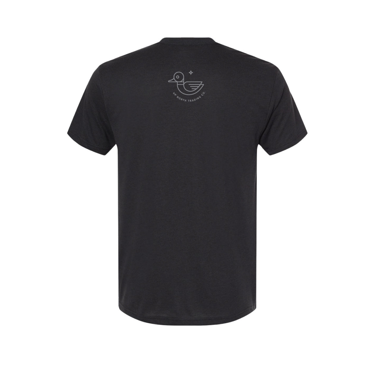 Vintage Black Grey Duck Big Text Tee