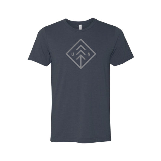 Grey/Navy Big Diamond Logo Tee