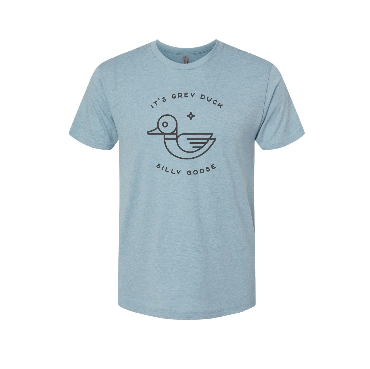 Ice Blue Grey Duck Tee