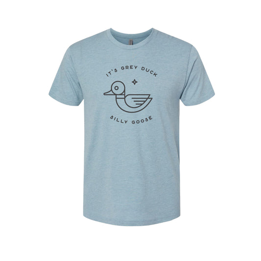 Ice Blue Grey Duck Tee