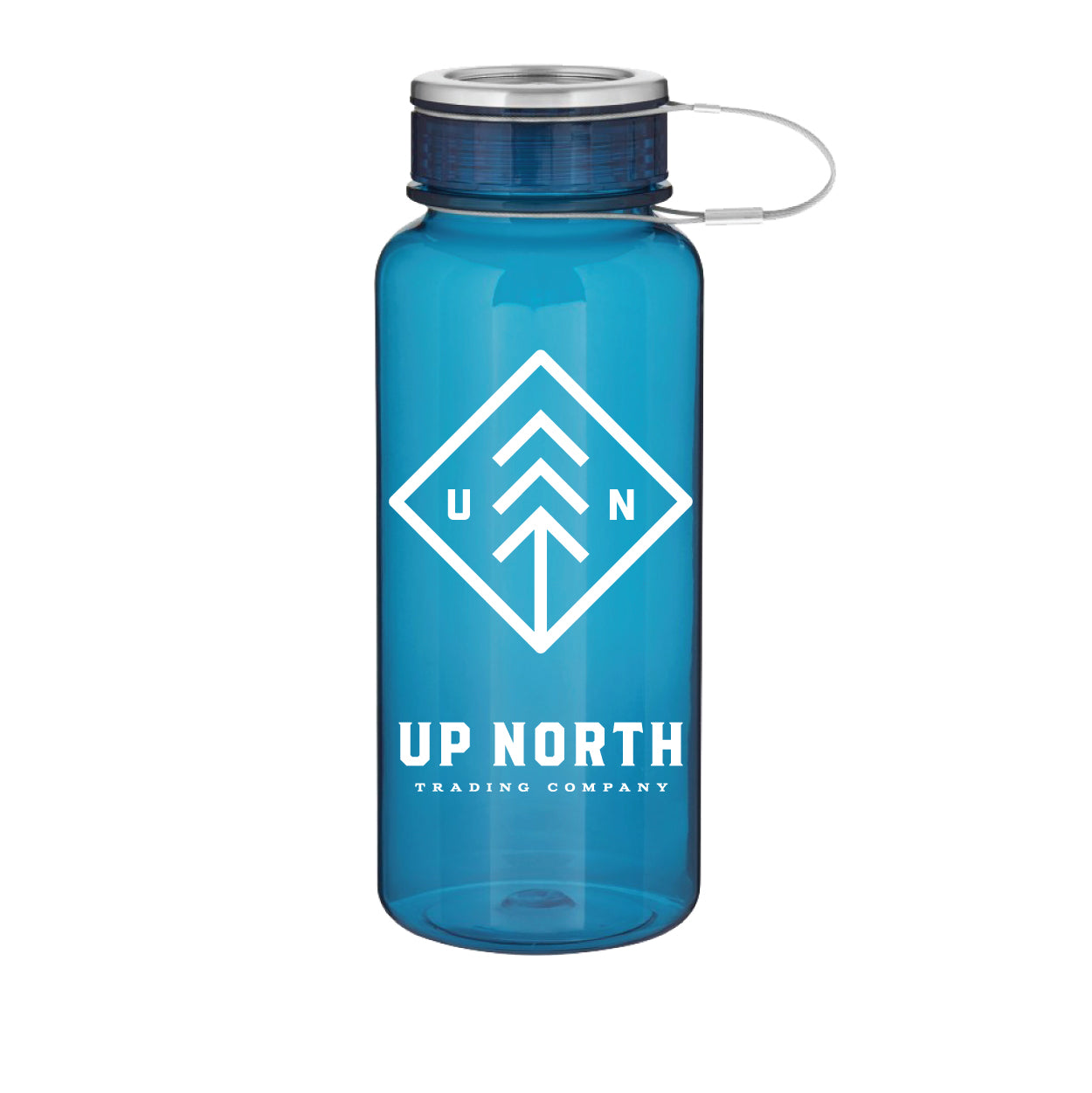 Blue Wide Mouth Water Bottle