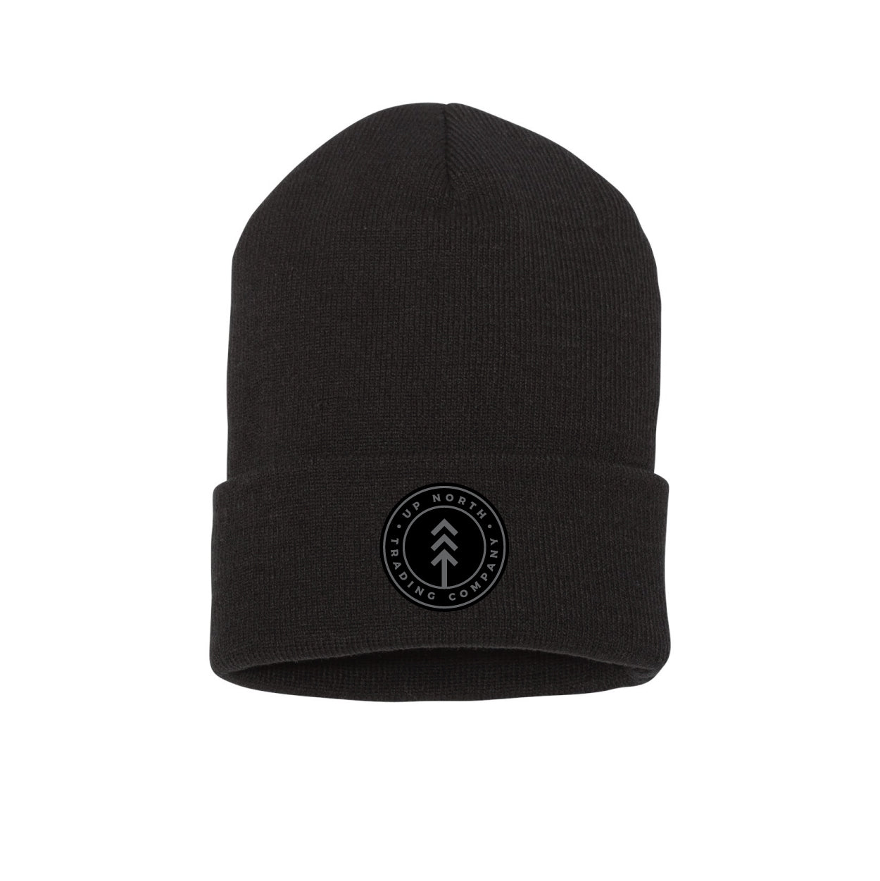 Round Lake Black Beanie