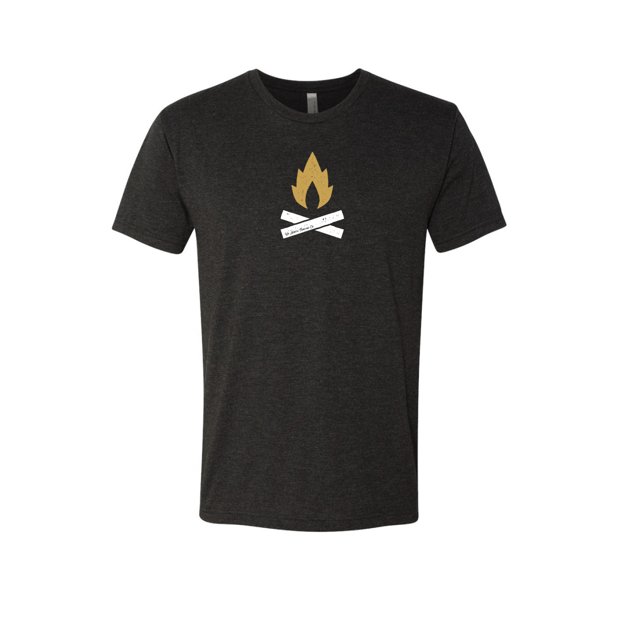 Heathered Black/Gold Campfire Tee
