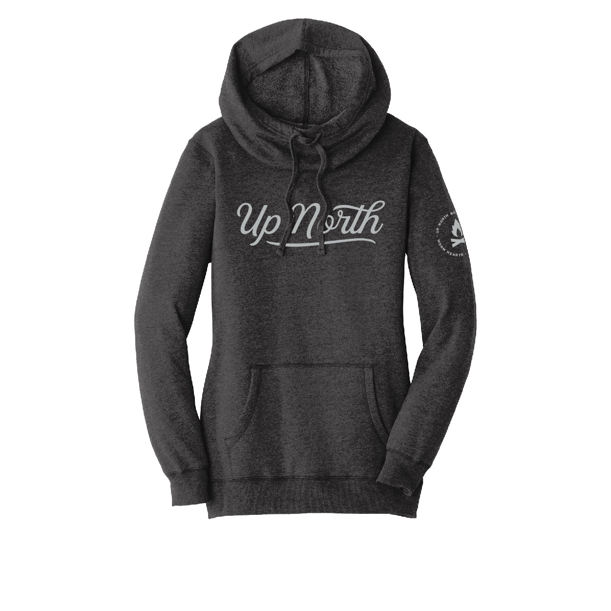 Women's Charcoal Club Script Hoodie