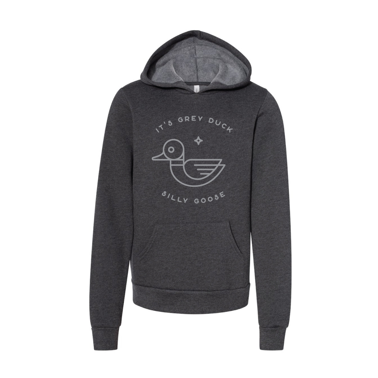 Youth Grey Duck Hoodie