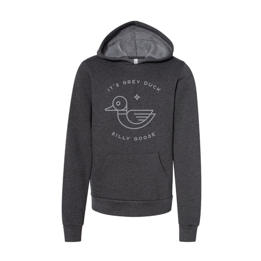 Youth Grey Duck Hoodie