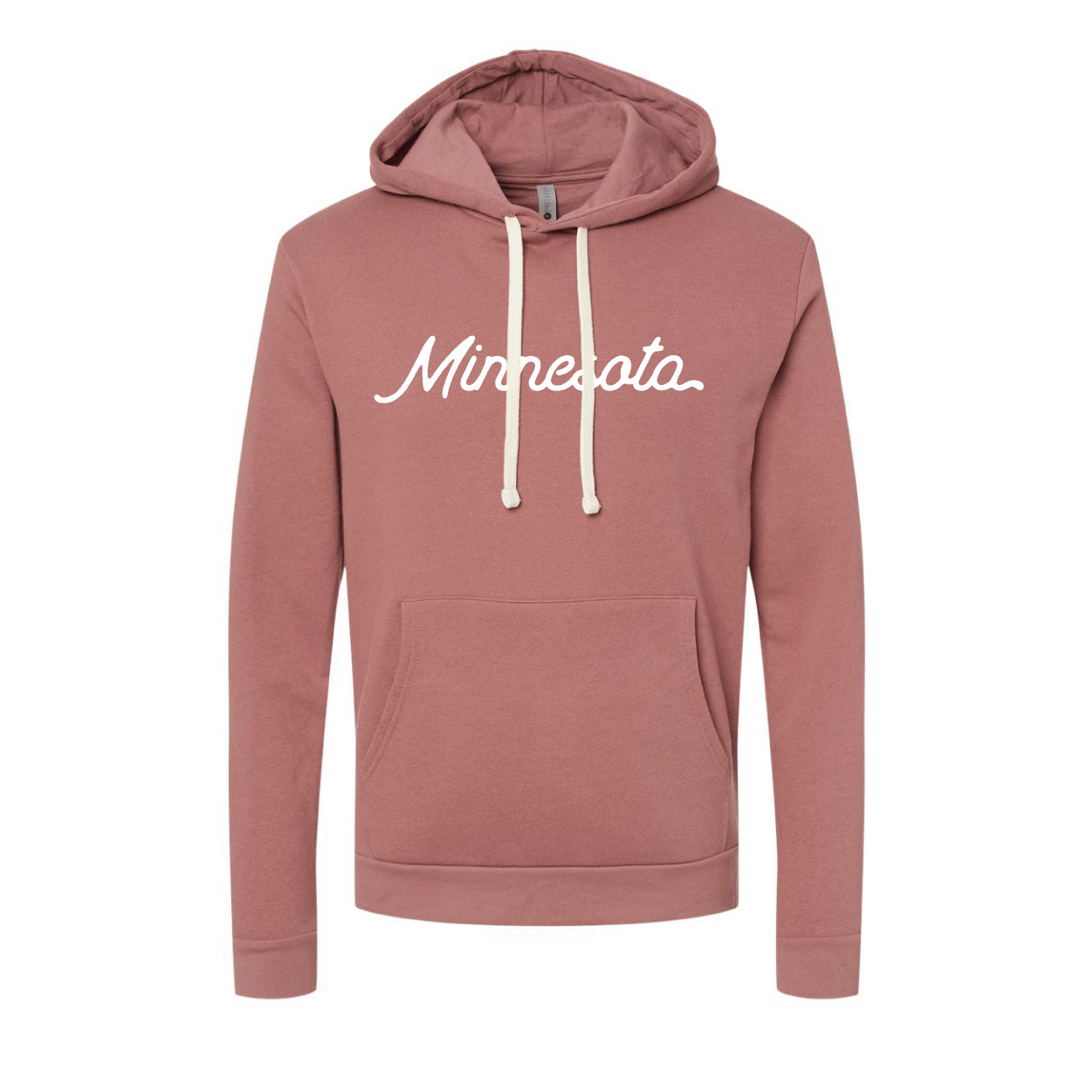 Salmon MN Lake Script Hoodie