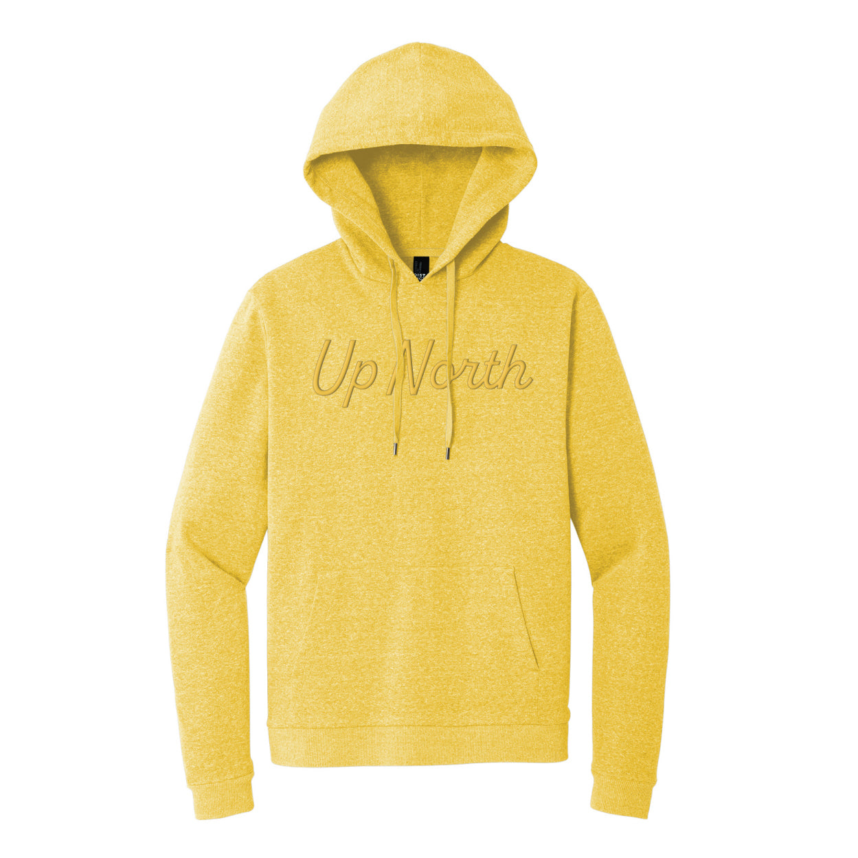 Yellow Up North Script 3D Hoodie