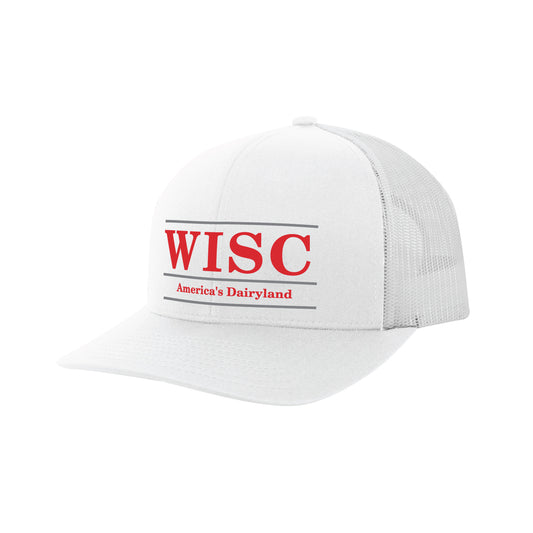 White Between the Lines WISC Snapback