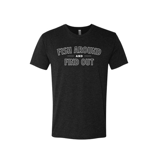 Black Fish Around Tee